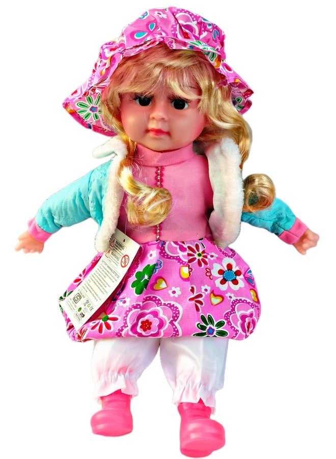 RUHANI Baby Girl Soft Doll Musical and Singing with Push Touch Sensors Doll Toy for Kids >Pack of 1 Doll (Multi Colour) - Image 1